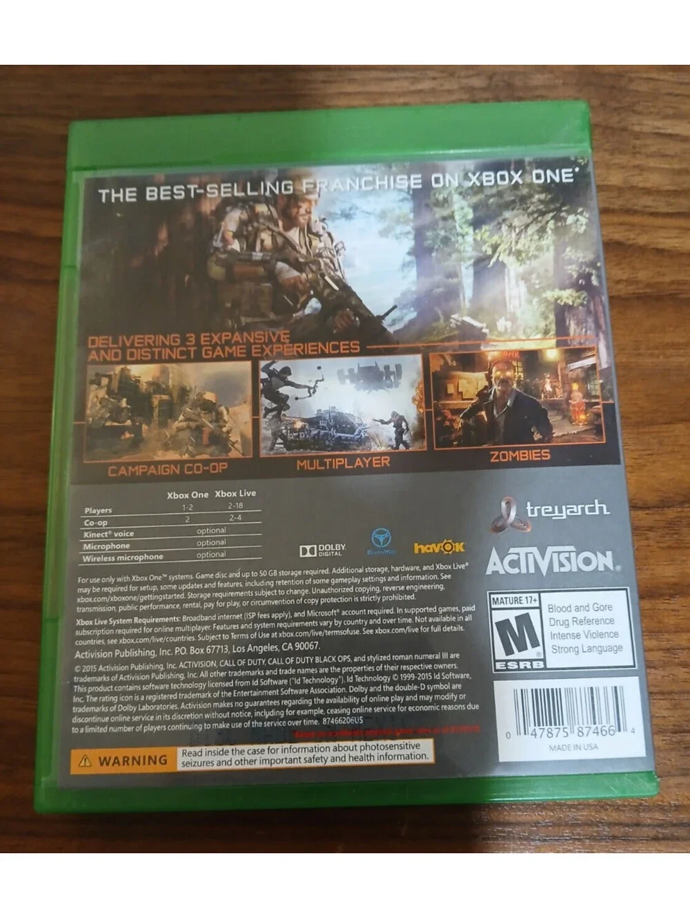 Call of Duty: Black Ops III (Microsoft Xbox One)